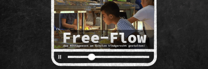 Schwarze Tafel mit einer weißen Kreidezeichnung eines Videoplayers und einemScreenshot des youtube-Videos der Schulbehörde Hamburg